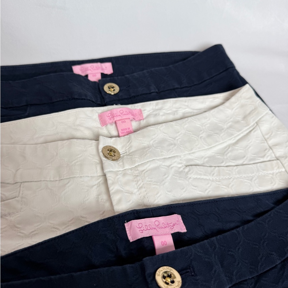 Lilly Pulitzer, 3 Kelly Skinny Ankle Pants, size:00